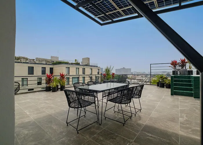 Casa de férias Brand New 2 Bedroom In Roma Norte - Rooftop Cidade do México